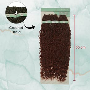 Cabelo Boho Goddess Loc Cherey Fibra Sintética 275g Para Crochet Braid