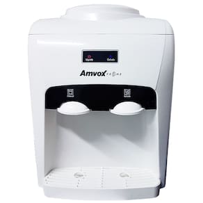 Bebedouro Refrigerado Eletrônico Bivolt Água Gelada Natural Garrafão Galão Amvox ABB 240 Branco
