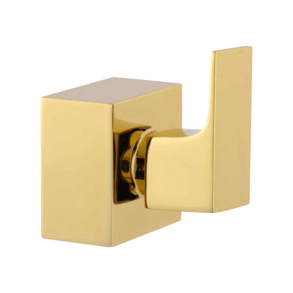 Acabamento Registro Banheiro 50mm 1.1/2 Quadrado Alavanca Dourado Brilhante Chuveiro Padrão Deca