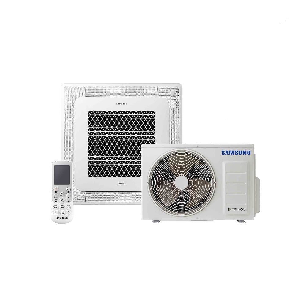 Ar Condicionado Split Cassete Inverter Samsung 18000 BTU/h Quente e Frio Monofásico AC018DXADKG/AZ– 220 Volts