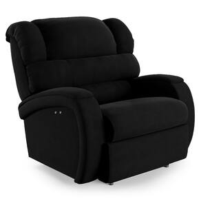 Poltrona do Papai Reclinável Napoli Power Touch Veludo Preto FH1 - D`Rossi