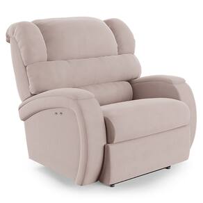 Poltrona do Papai Reclinável Napoli Power Touch Veludo Rosê FH1 - D`Rossi