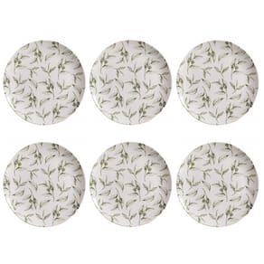Conjunto de Pratos Rasos 06 Peças Coup Siciliana Porto Brasil