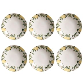 Conjunto de Pratos Fundos 06 Peças Coup Siciliana Porto Brasil