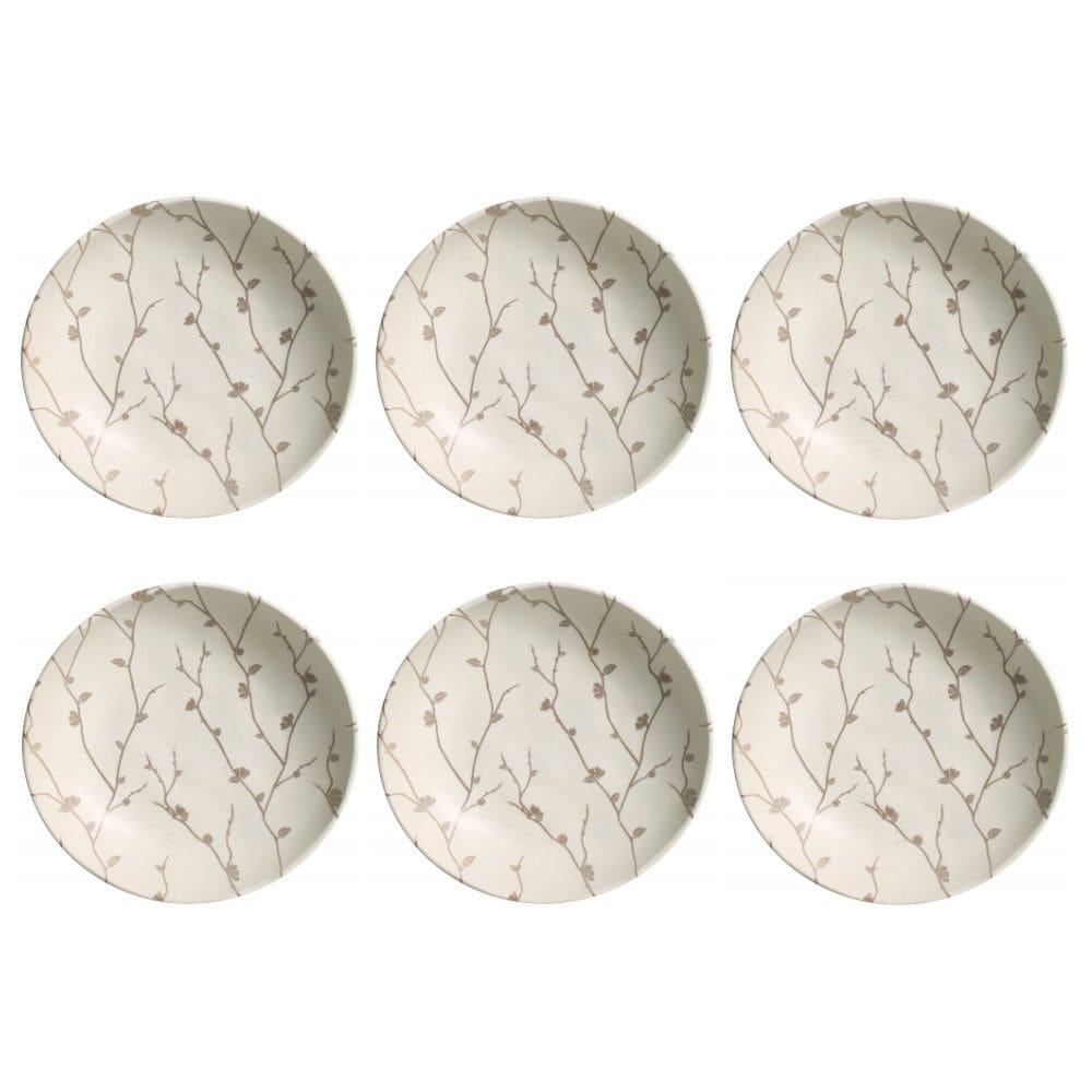 Conjunto de Pratos Fundos 06 Peças Bio Luar Porto Brasil
