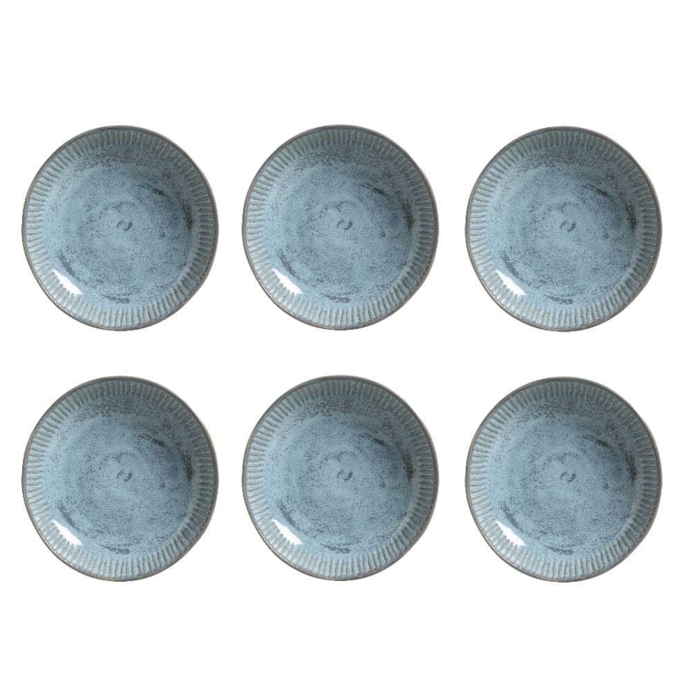 Conjunto de Pratos Fundos 06 Peças Linhas Breeze Porto Brasil