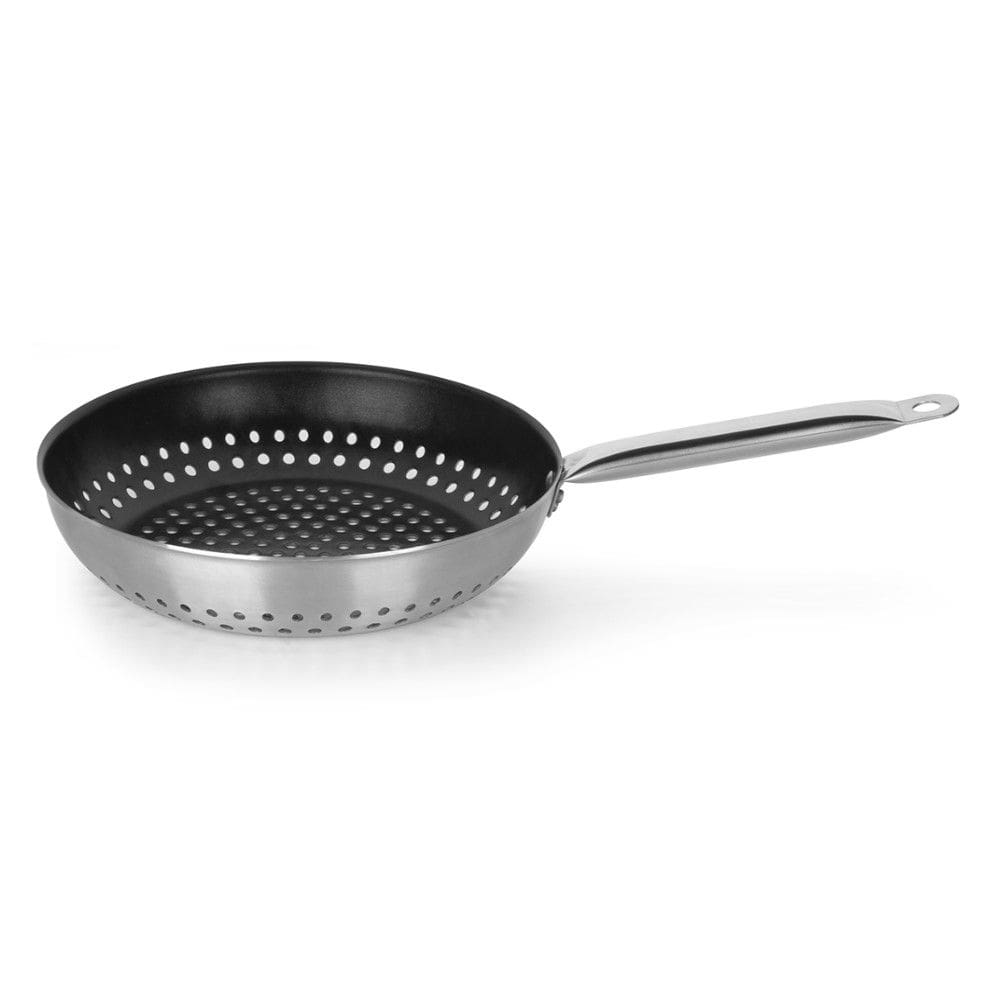 Frigideira Grill Profissional com Cabo Preta 32 cm em Alumínio com Revestimento Interno Antiaderente Multiflon