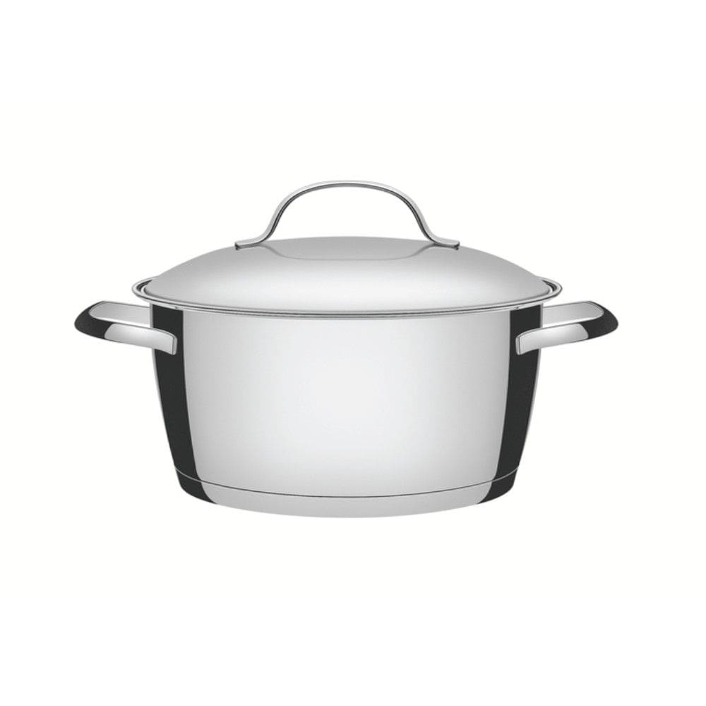 Caçarola Funda Allegra 22 cm 4,2 L em Aço Inox com Fundo Triplo Tramontina 62654/220