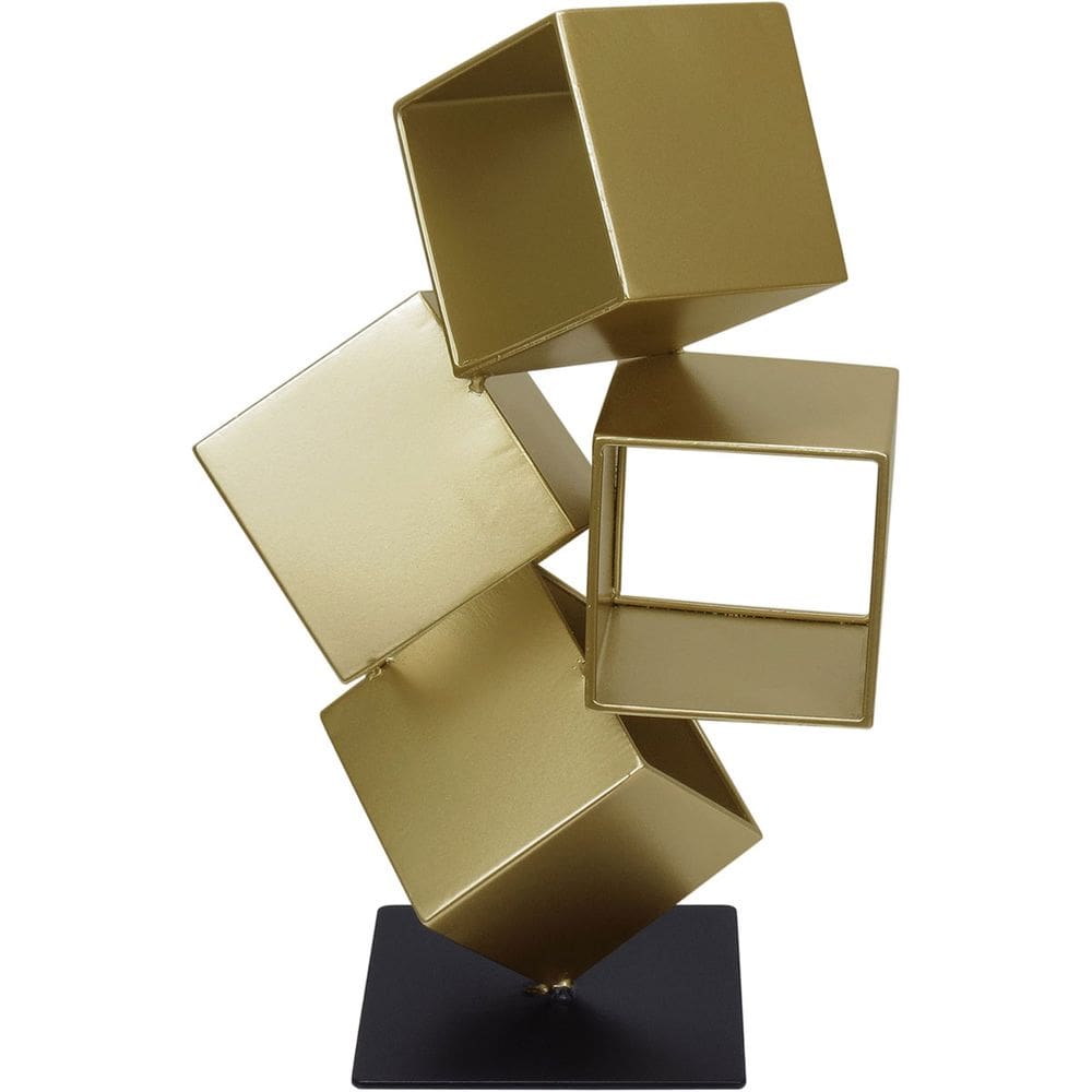 Escultura Metal Dourado