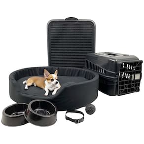 Kit Pet Pequeno Cama Europa Sanitário Transporte Acessórios