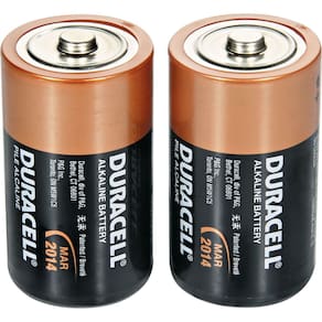 Pilha Grande Alcalina com 2 Unidades Duracell