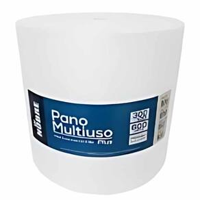 Pano Multiuso Nobre Branco 300m X28 Cm C/picote