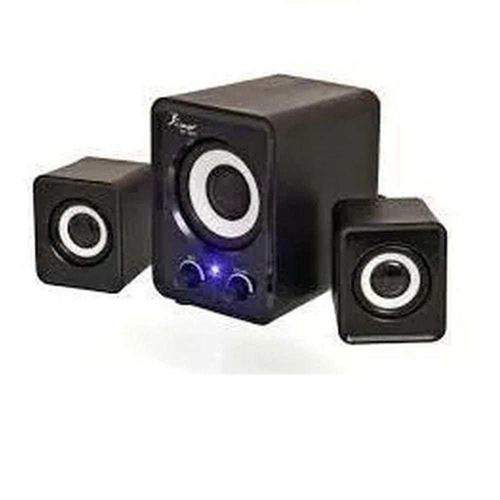 Mini Alto Falante Para Pc E Notebooks Kp 7023 Preto Knup