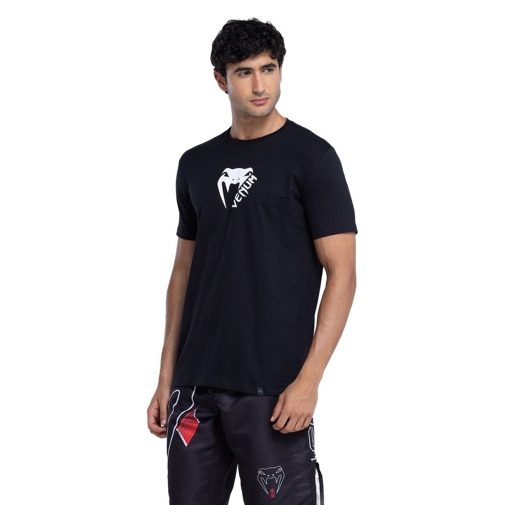 Camiseta Masculina Venum Manga Curta Basic Light Dark