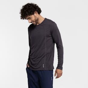 Camiseta Masculina Oxer Manga Long Flat Mescla