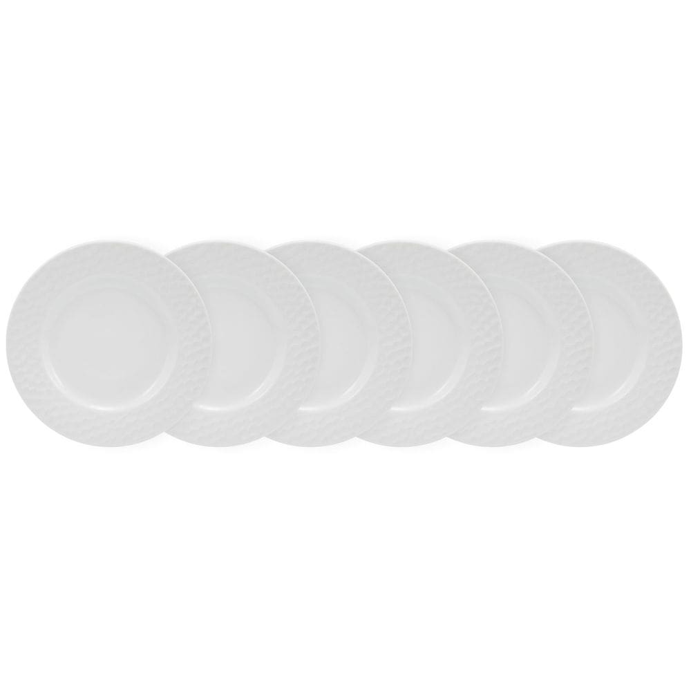 Conjunto de Pratos de Sobremesa 06 Peças Ártico Schmidt
