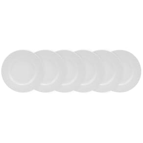 Conjunto de Pratos de Sobremesa 06 Peças Ártico Schmidt