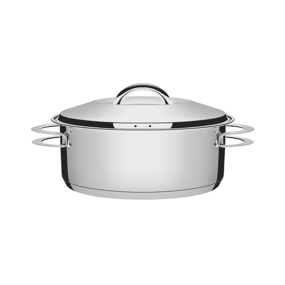 Caçarola Solar Rasa em Aço Inox Fundo Triplo 24 cm 4,7 L Tramontina 62503/240