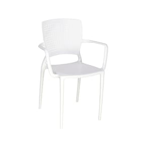 Cadeira Safira com Braço Branca Tramontina 92049/010