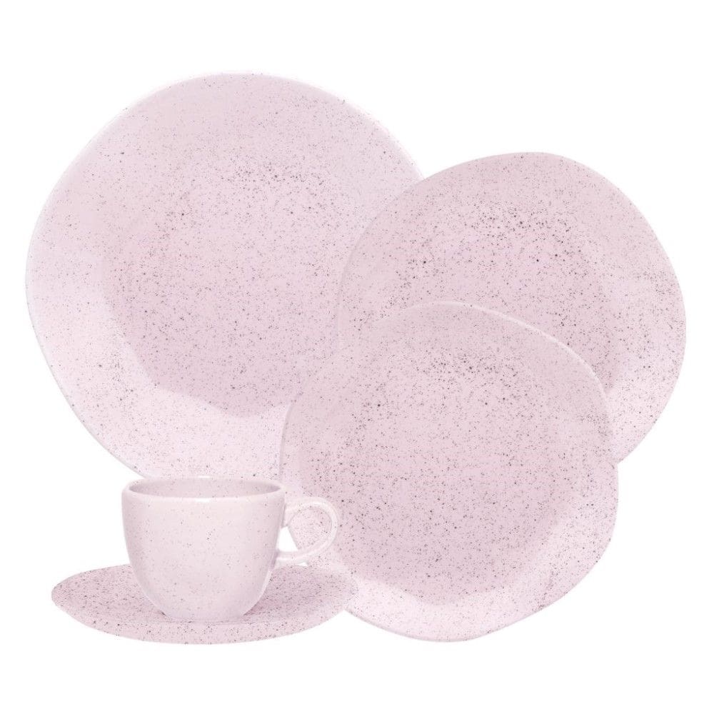 Aparelho de Jantar 30 Peças Pink San Oxford