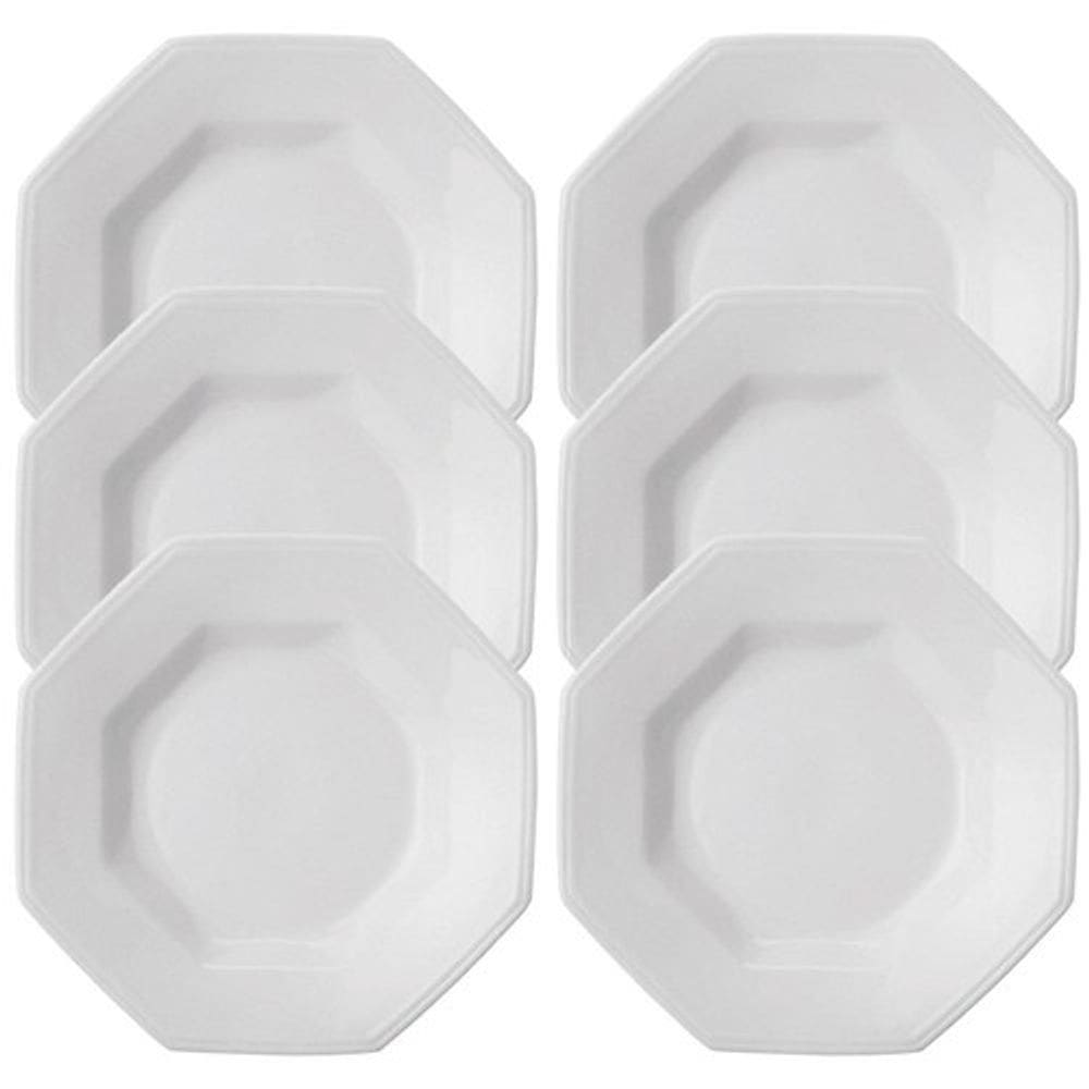 Conjunto de Pratos Fundos 06 Peças Prisma Schmidt
