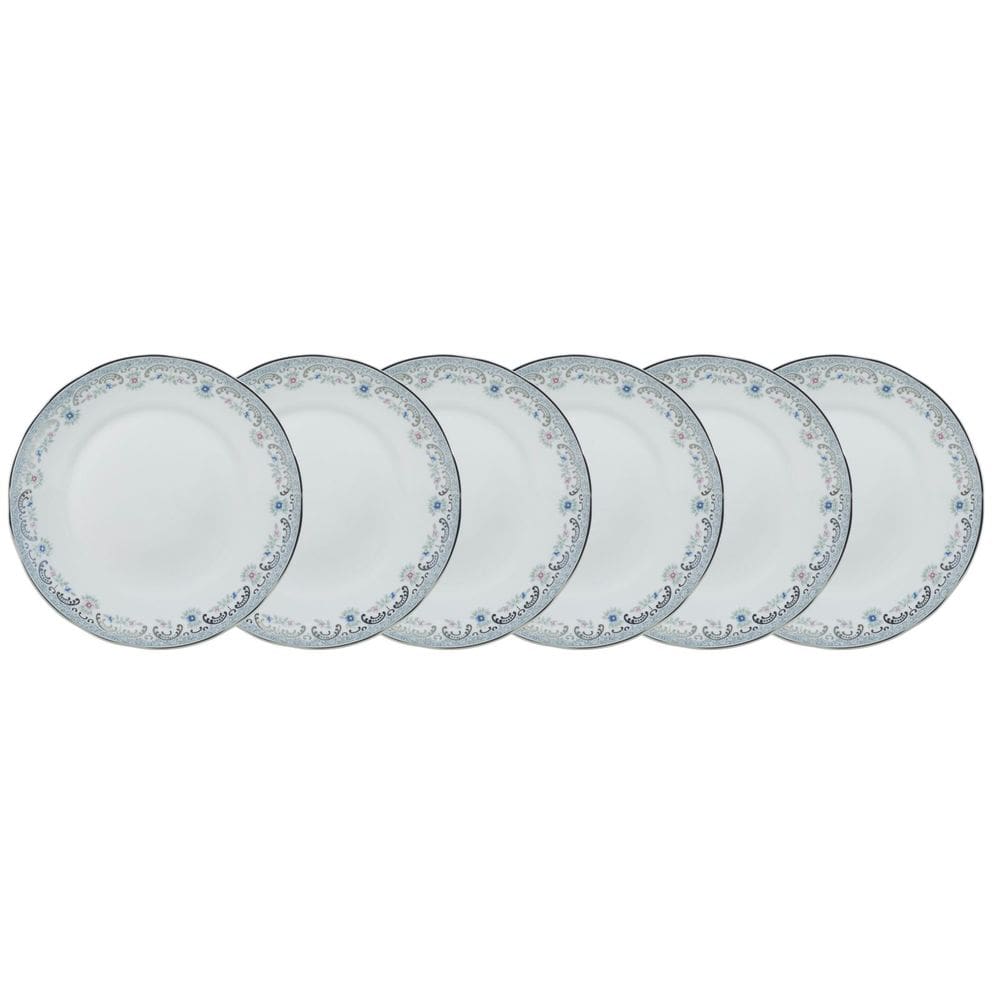 Conjunto de Pratos de Sobremesa 06 Peças Saint Germain Schmidt