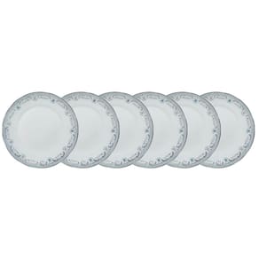 Conjunto de Pratos de Sobremesa 06 Peças Saint Germain Schmidt