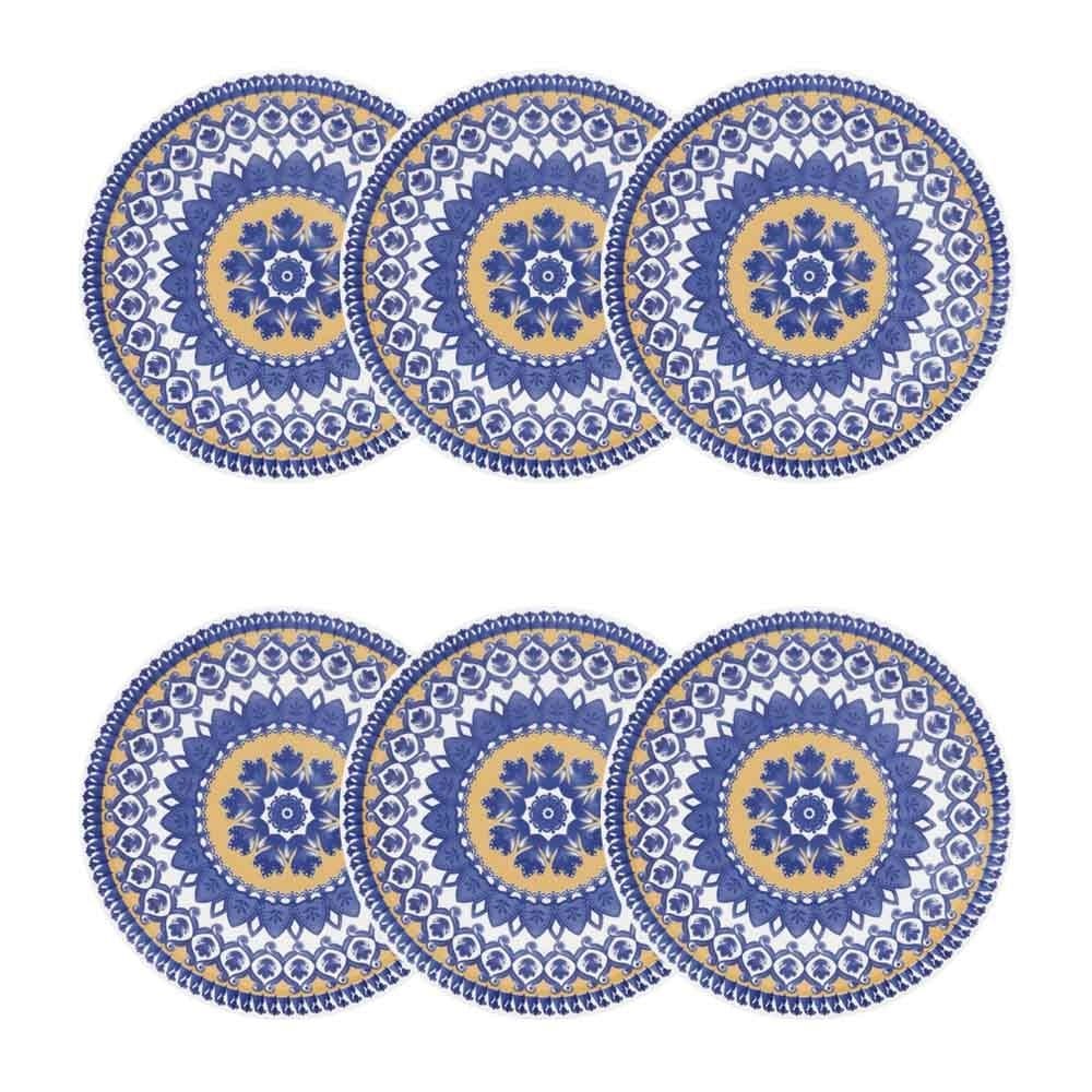 Conjunto de Pratos Fundos 06 Peças La Carreta Oxford