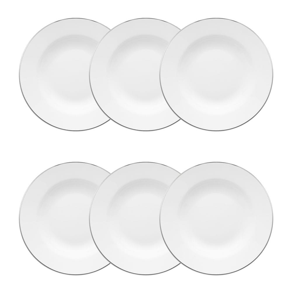 Conjunto de Pratos Fundos 06 Peças Isabel Oxford
