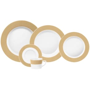 Aparelho de Jantar 30 Peças Cappuccino Schmidt