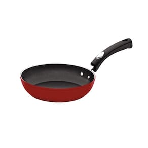 Frigideira Mônaco Induction Vermelho 26 cm 2 L em Alumínio com Revestimento Interno Antiaderente e Alças em Silicone Tramontina 28700/726