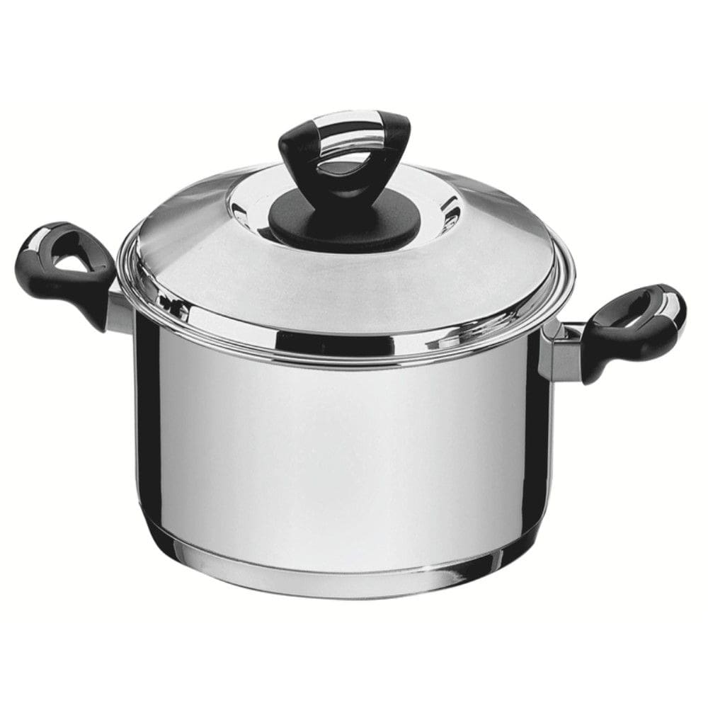 Caçarola Funda Solar Baquelite 28 cm 8,4 L em Aço Inox Fundo Triplo com Cabo de Baquelite Tramontina 62724/280