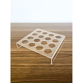 Suporte Porta Cápsulas Dolce Gusto - Nespresso - Tres Acrílico Cristal de mesa 8 e 16 cápsulas