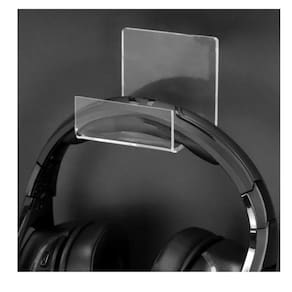 Suporte De Parede leve em acrílico cristal universal para fone de ouvido e outros