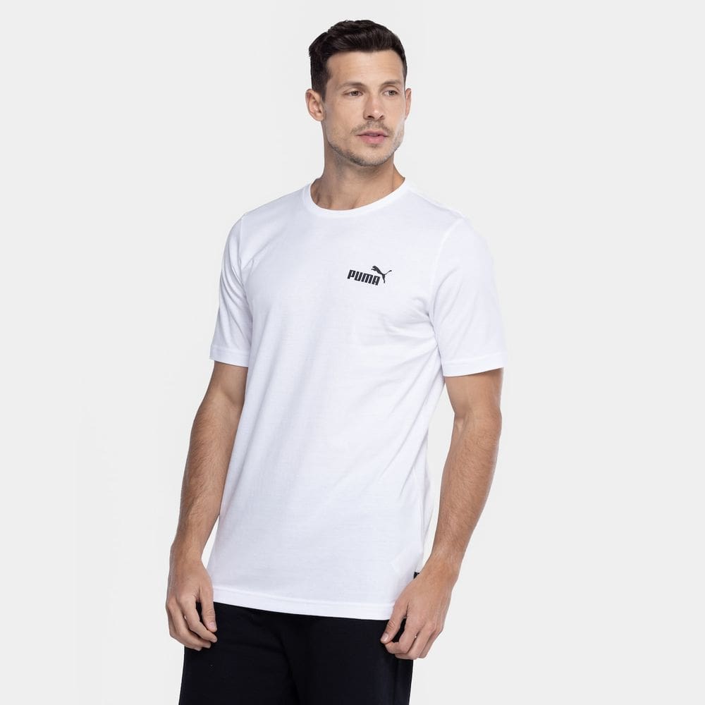 Camiseta Masculina Puma Manga Curta Small Logo ESS