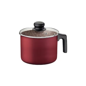 Fervedor Paris em Alumínio 16 cm 2,7 L com Revestimento Antiaderente Starflon Max Vermelho Tramontina 28532/716