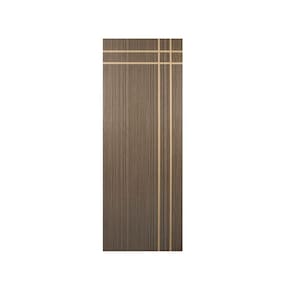 Kit com 3 Folhas de Porta Madeira Decorada 210x90cm Espessura 3,5cm Mantiqueira Mgm Carvalho Quebec