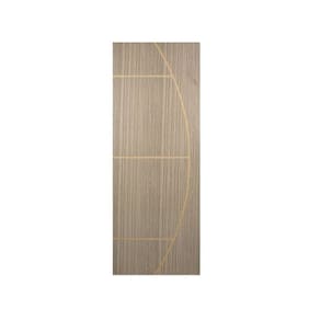 Kit com 4 Folhas de Porta Madeira Decorada 210x90cm Espessura 3,5cm Gaúcha Mgm Carvalho Alpha