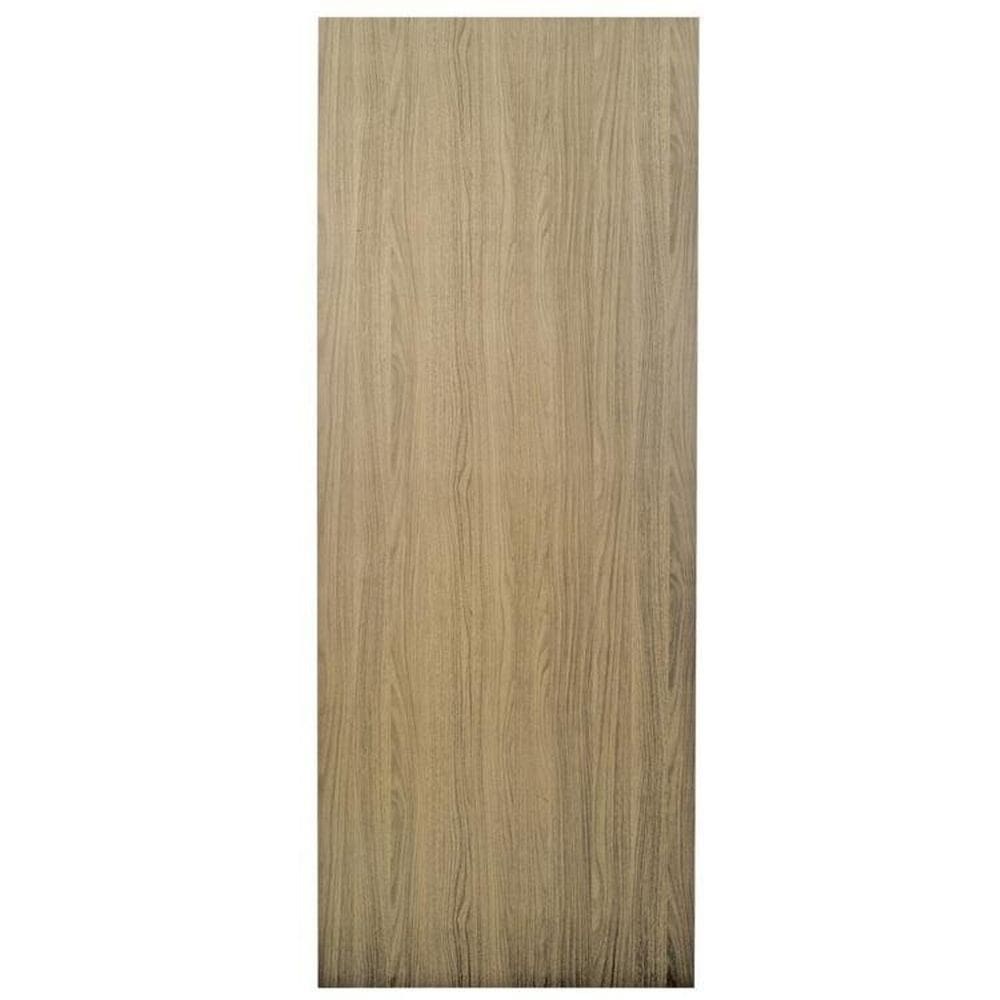 Kit com 4 Folhas de Porta Madeira Lisa 210x70cm Espessura 3,5cm Melamínica Mgm Carvalho Alpha
