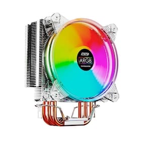 Cpu Cooler K-Mex Led Pwm Ac02 92Mm Intel Amd Argb Aura