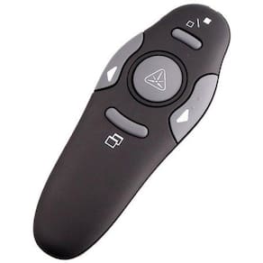 Apresentador Laser Power Point Wireless - Preto