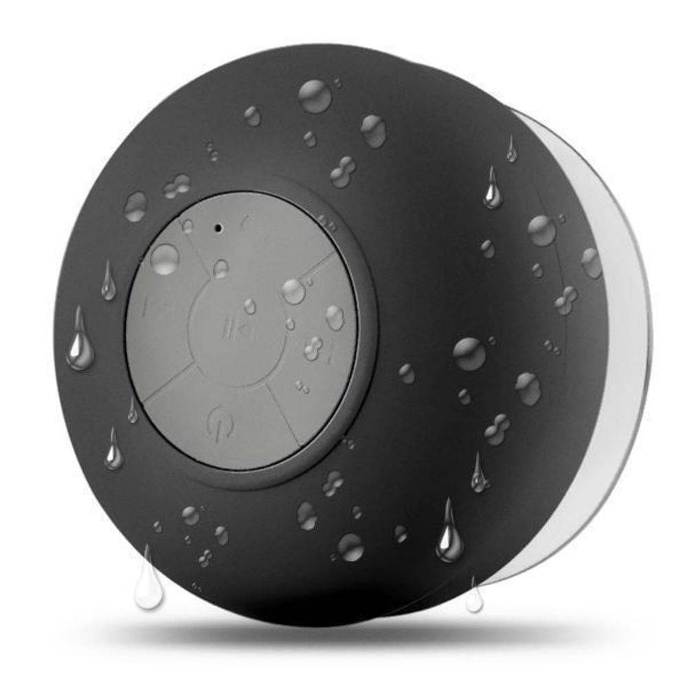 Mini Caixinha De Som Portátil Bluetooth Prova D`água Preta