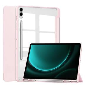 Capa Magnética Acrílico Tab S9 Fe X616 Rosa Claro 12.4