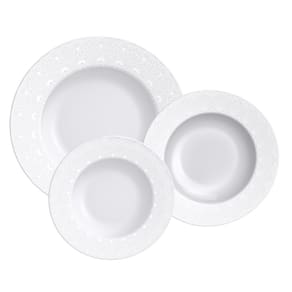 Jogo de Pratos de Porcelana 18 Peças Alicia Tramontina