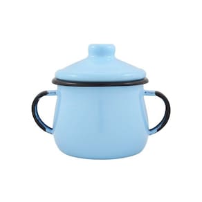 Açucareiro Esmaltado Azul Claro 380 ml Ewel