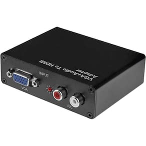 Adaptador VGA p/ HDMI MB84243 Conversor de Vídeo e Som HDMI