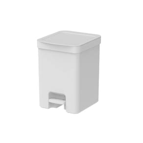 Lixeira com Pedal Trium 12 L Branco