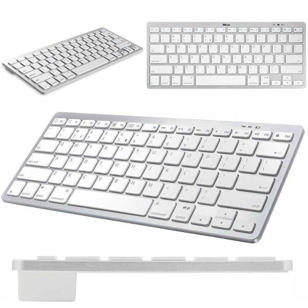 Teclado Bluetooth  S7 T870/T875 11 Branco