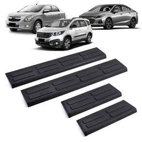 Soleira Porta Plástico Injetado Preto Cruze 2017