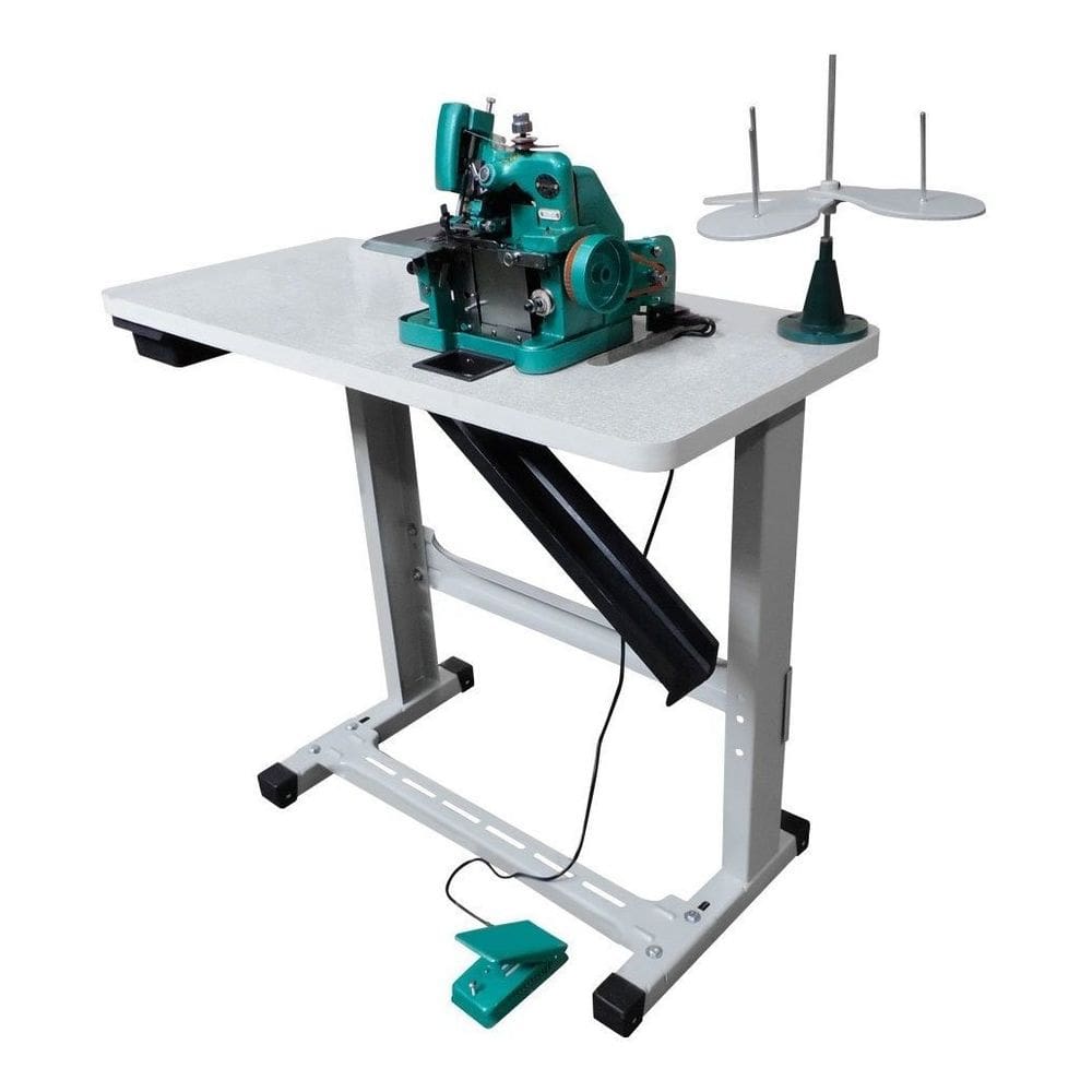 Máquina Overlock Semi Industrial Gn-1 Com Mesa -